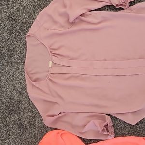 Pink women's blouse